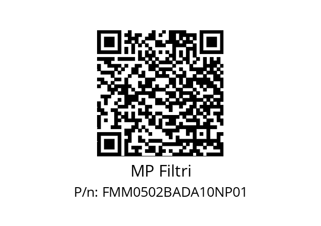  FMM-050-2-B-A-D-A10-N-P01 MP Filtri FMM0502BADA10NP01