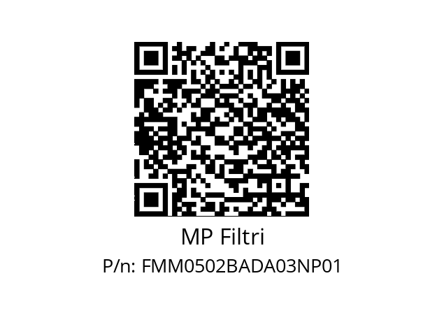  FMM-050-2-B-A-D-A03-N-P01 MP Filtri FMM0502BADA03NP01