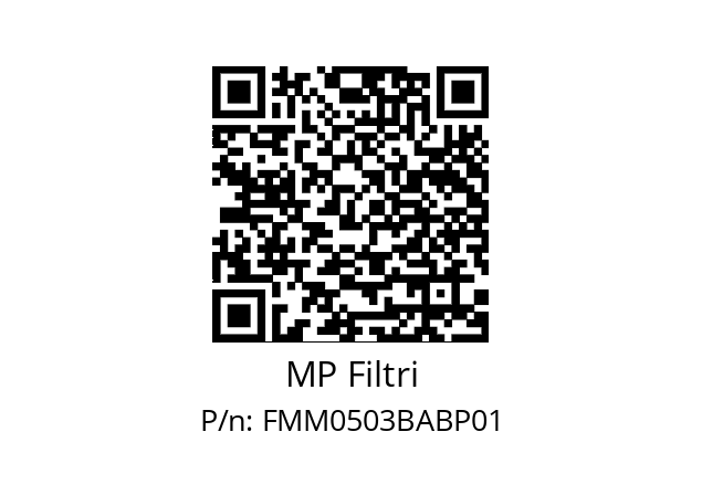  FMM-050-3-B-A-B-XXX-P01 MP Filtri FMM0503BABP01