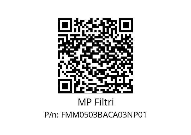  FMM-050-3-B-A-C-A03-N-P01 MP Filtri FMM0503BACA03NP01