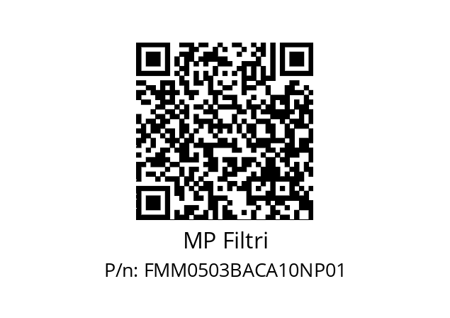  FMM-050-3-B-A-C-A10-N-P01 MP Filtri FMM0503BACA10NP01