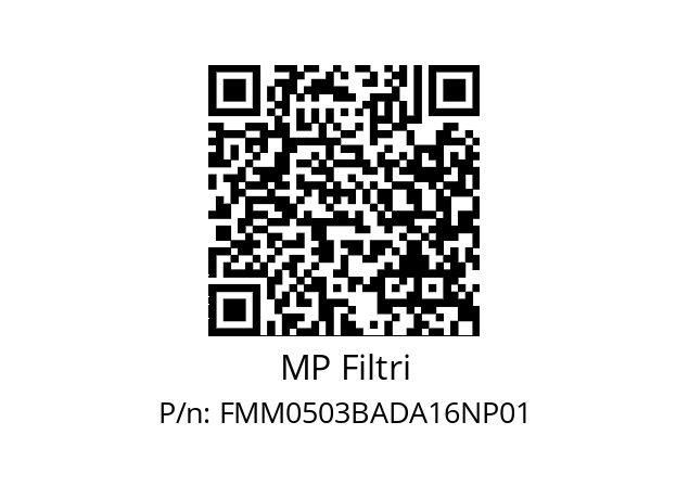  FMM-050-3-B-A-D-A16-N-P01 MP Filtri FMM0503BADA16NP01