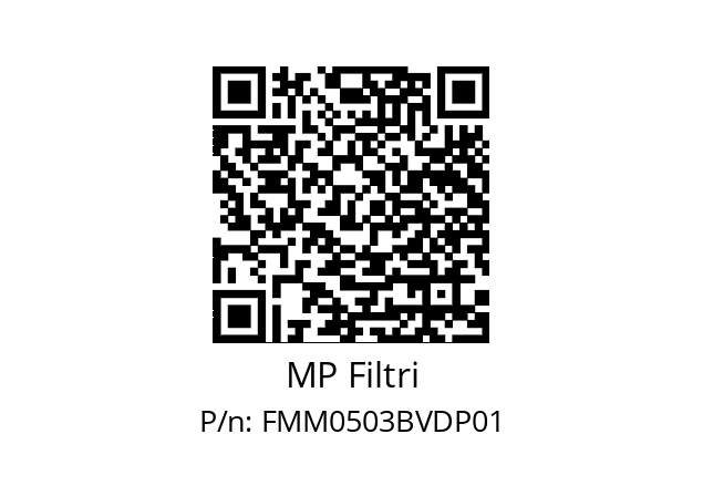  FMM-050-3-B-V-D-XXX-P01 MP Filtri FMM0503BVDP01