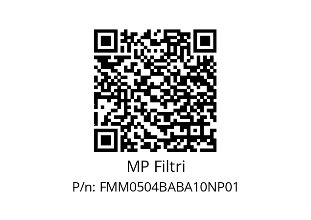  FMM-050-4-B-A-B-A10-N-P01 MP Filtri FMM0504BABA10NP01