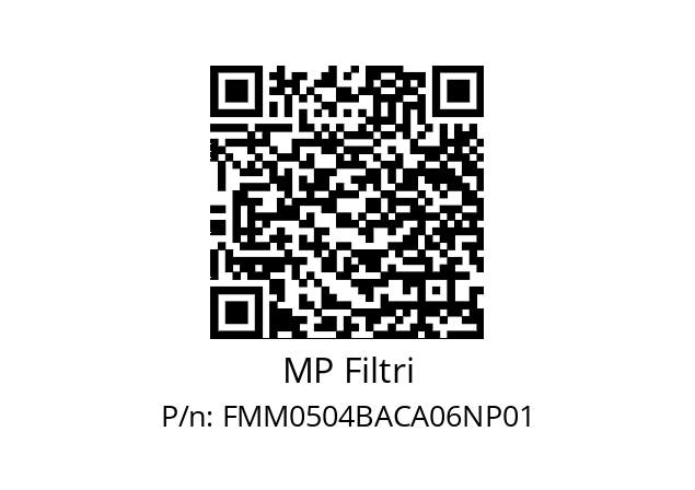  FMM-050-4-B-A-C-A06-N-P01 MP Filtri FMM0504BACA06NP01