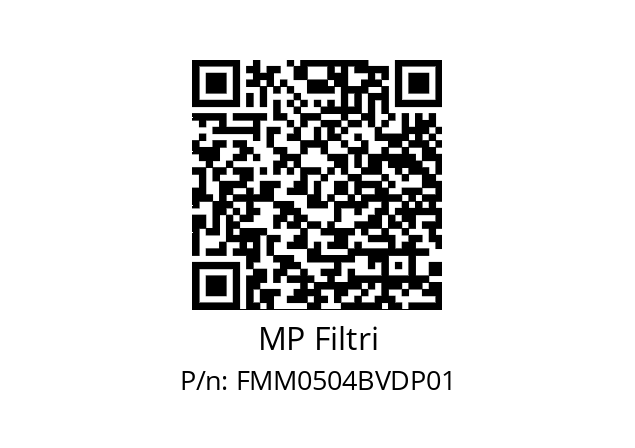  FMM-050-4-B-V-D-XXX-P01 MP Filtri FMM0504BVDP01