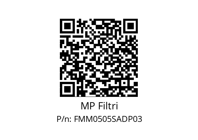  FMM-050-5-S-A-D-XXX-P03 MP Filtri FMM0505SADP03