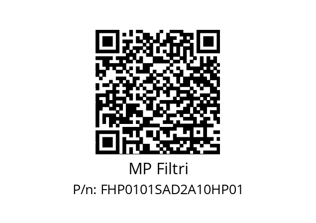  FHP-010-1-S-A-D-2-A10-H-P01 MP Filtri FHP0101SAD2A10HP01