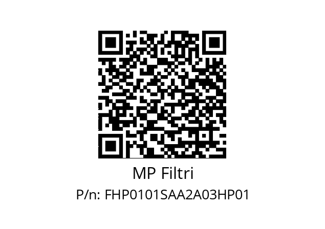  FHP-010-1-S-A-A-2-A03-H-P01 MP Filtri FHP0101SAA2A03HP01