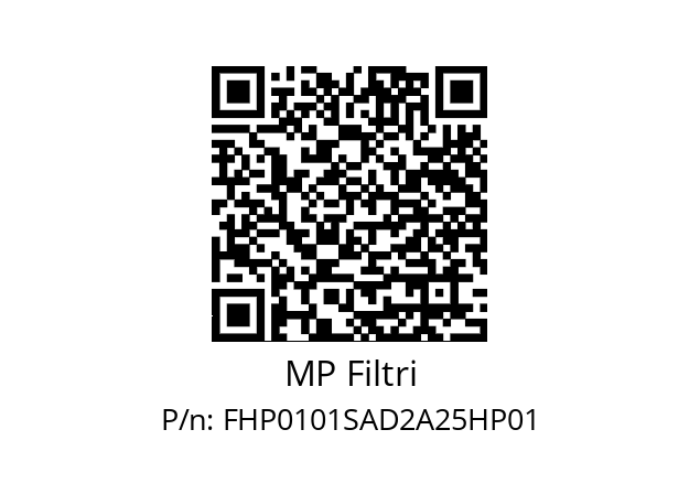  FHP-010-1-S-A-D-2-A25-H-P01 MP Filtri FHP0101SAD2A25HP01