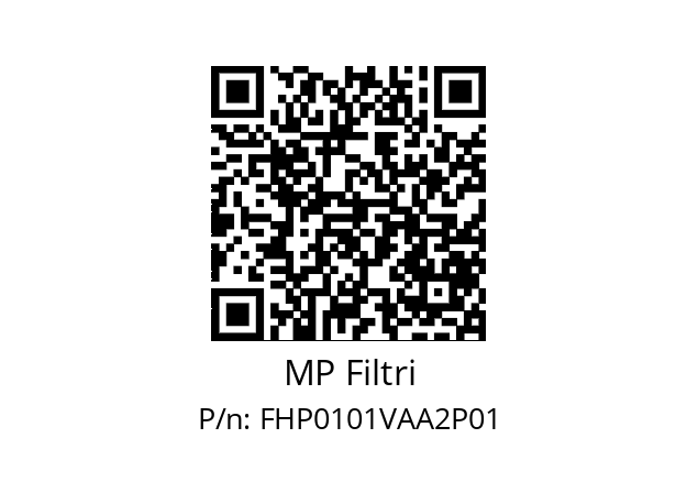  FHP-010-1-V-A-A-2-XXX-P01 MP Filtri FHP0101VAA2P01