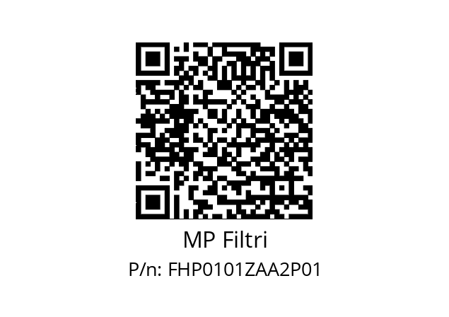  FHP-010-1-Z-A-A-2-XXX-P01 MP Filtri FHP0101ZAA2P01