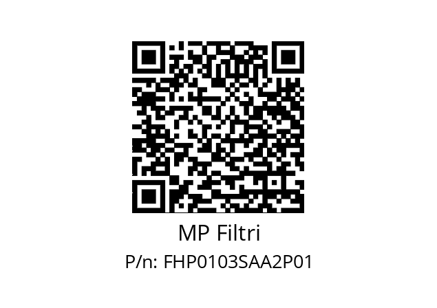  FHP-010-3-S-A-A-2-XXX-P01 MP Filtri FHP0103SAA2P01