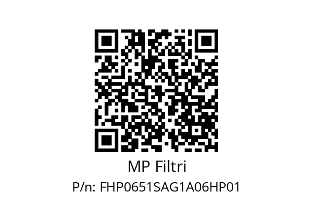  FHP-065-1-S-A-G1-A06-H-P01 MP Filtri FHP0651SAG1A06HP01