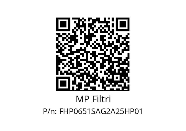  FHP-065-1-S-A-G2-A25-H-P01 MP Filtri FHP0651SAG2A25HP01