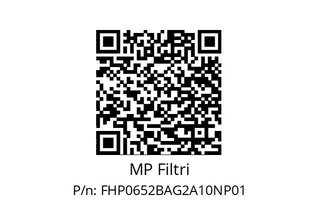  FHP-065-2-B-A-G2-A10-N-P01 MP Filtri FHP0652BAG2A10NP01