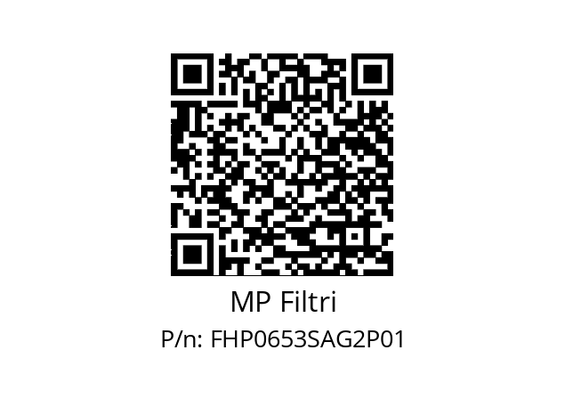  FHP-065-3-S-A-G2-XXX-P01 MP Filtri FHP0653SAG2P01