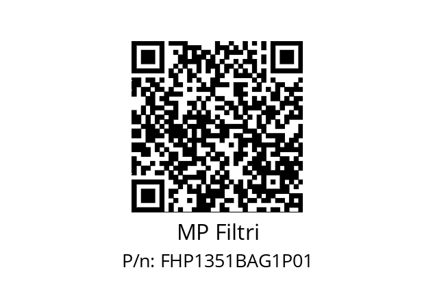  FHP-135-1-B-A-G1-XXX-P01 MP Filtri FHP1351BAG1P01