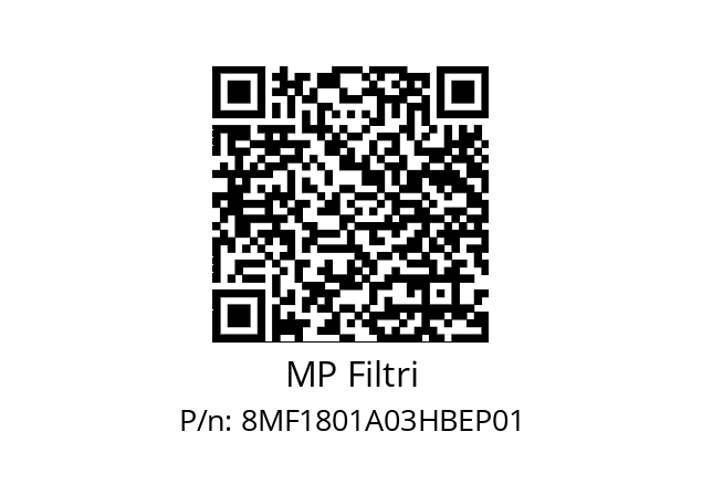  MF-180-1-A03-H-B-E-P01 MP Filtri 8MF1801A03HBEP01