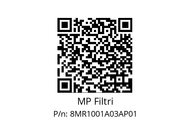  MR-100-1-A03-A-P01 MP Filtri 8MR1001A03AP01