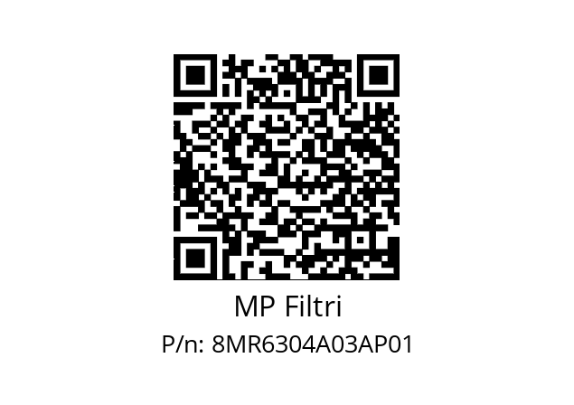  MR-630-4-A03-A-P01 MP Filtri 8MR6304A03AP01