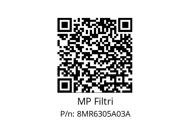  MR-630-5-A03-A-P01 MP Filtri 8MR6305A03A