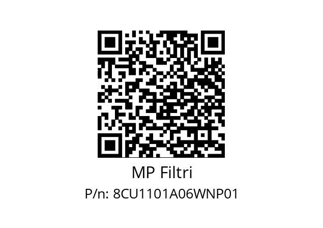  CU-110-1-A06-W-N-P01 MP Filtri 8CU1101A06WNP01