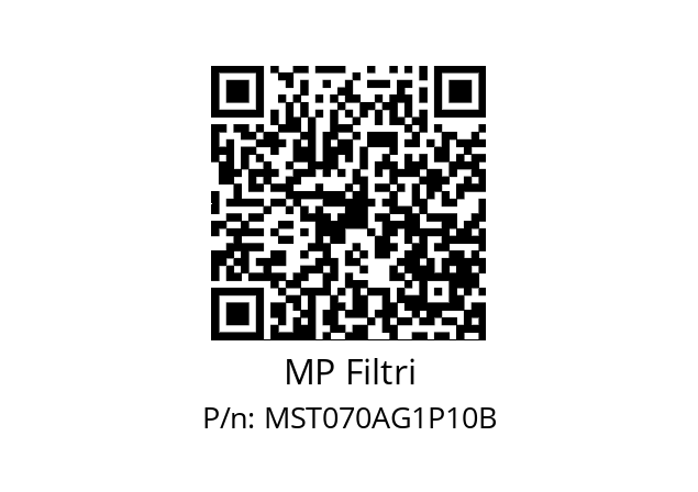  MST-070-A-G1-P10-B-T MP Filtri MST070AG1P10B