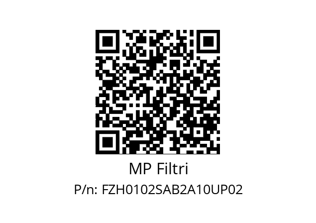  FZH-010-2-S-A-B-2-A10-U-P02 MP Filtri FZH0102SAB2A10UP02