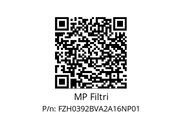  FZH-039-2-B-V-A-2-A16-N-P01 MP Filtri FZH0392BVA2A16NP01