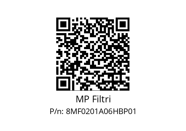  MF-020-1-A06-H-B-P01 MP Filtri 8MF0201A06HBP01