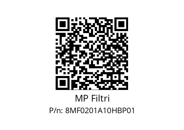  MF-020-1-A10-H-B-P01 MP Filtri 8MF0201A10HBP01