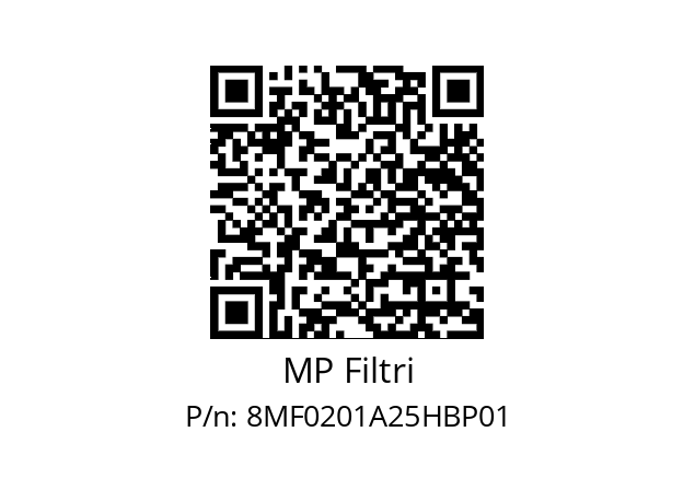  MF-020-1-A25-H-B-P01 MP Filtri 8MF0201A25HBP01