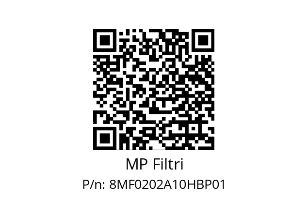  MF-020-2-A10-H-B-P01 MP Filtri 8MF0202A10HBP01