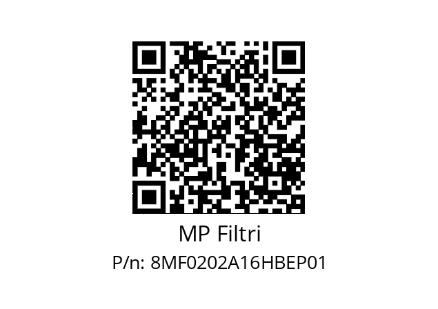  MF-020-2-A16-H-B-E-P01 MP Filtri 8MF0202A16HBEP01