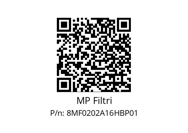  MF-020-2-A16-H-B-P01 MP Filtri 8MF0202A16HBP01