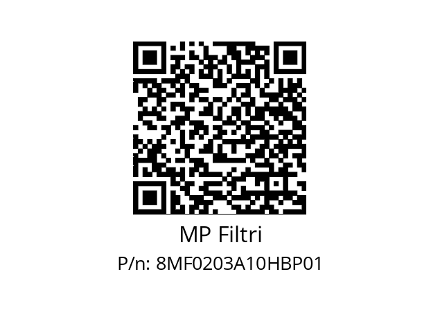  MF-020-3-A10-H-B-P01 MP Filtri 8MF0203A10HBP01