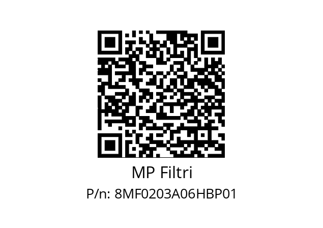  MF-020-3-A06-H-B-P01 MP Filtri 8MF0203A06HBP01