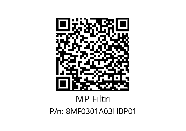  MF-030-1-A03-H-B-P01 MP Filtri 8MF0301A03HBP01