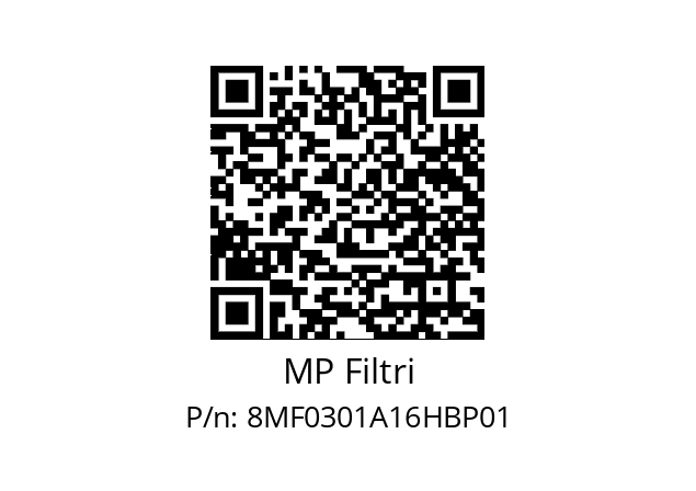  MF-030-1-A16-H-B-P01 MP Filtri 8MF0301A16HBP01