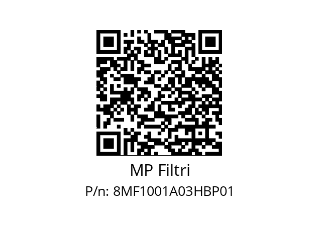  MF-100-1-A03-H-B-P01 MP Filtri 8MF1001A03HBP01