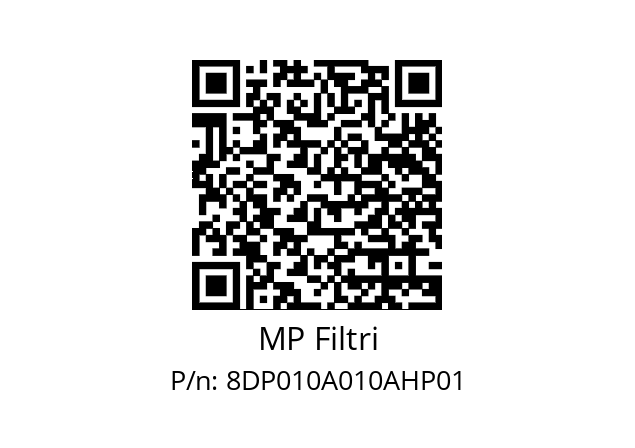  DP-010-A10-A-H-P01 MP Filtri 8DP010A010AHP01