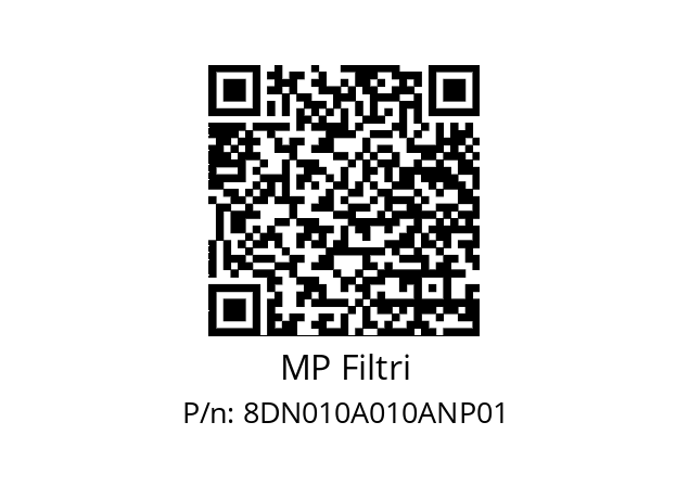  DN-010-A010-A-N-P01 MP Filtri 8DN010A010ANP01