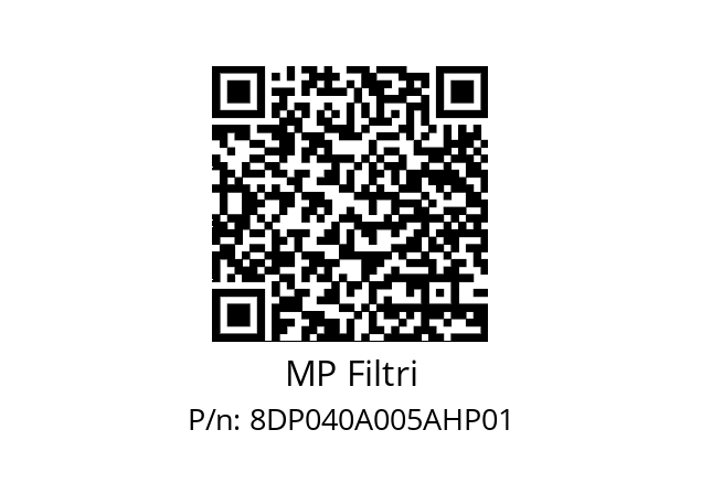  DP-040-A05-A-H-P01 MP Filtri 8DP040A005AHP01