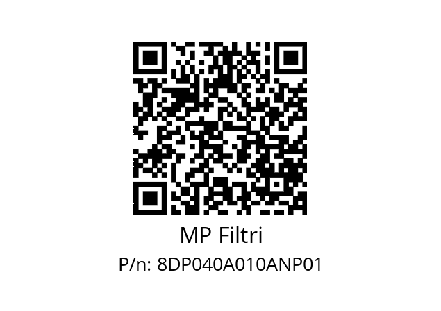  DP-040-A10-A-N-P01 MP Filtri 8DP040A010ANP01