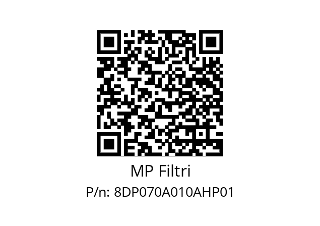  DP-070-A10-A-H-P01 MP Filtri 8DP070A010AHP01