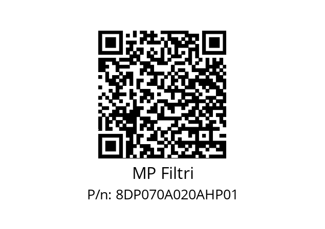  DP-070-A20-A-H-P01 MP Filtri 8DP070A020AHP01