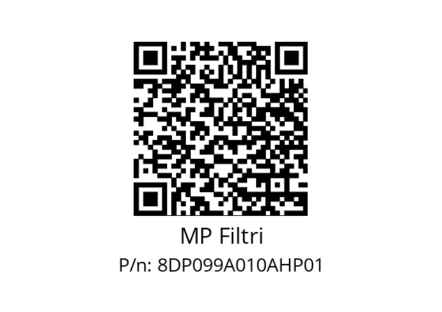  DP-099-A10-A-H-P01 MP Filtri 8DP099A010AHP01