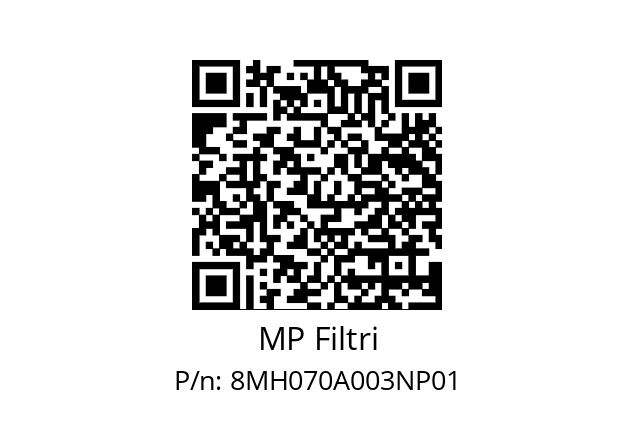  MH-070-A03-A-N-P01 MP Filtri 8MH070A003NP01