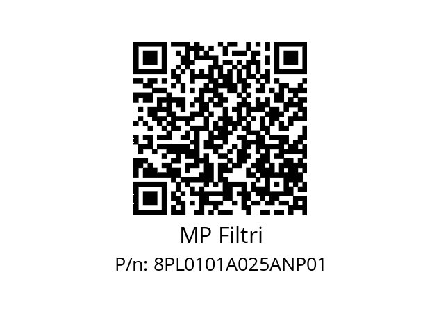  PL-010-1-A25-A-N-P01 MP Filtri 8PL0101A025ANP01